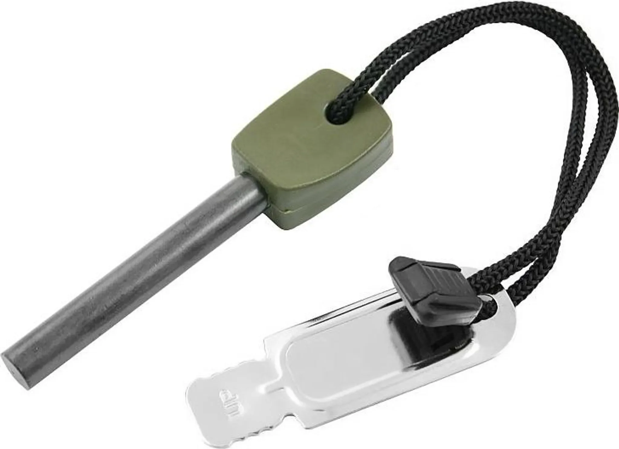 MFH Feuerstarter Army – Feuerstahl mit Schaber